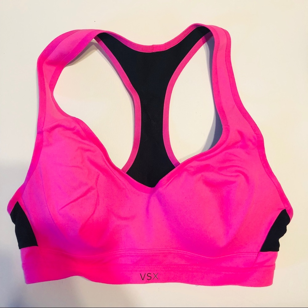 Victoria’s Secret VSX Hot Pink Sexy Sport Bra 34B